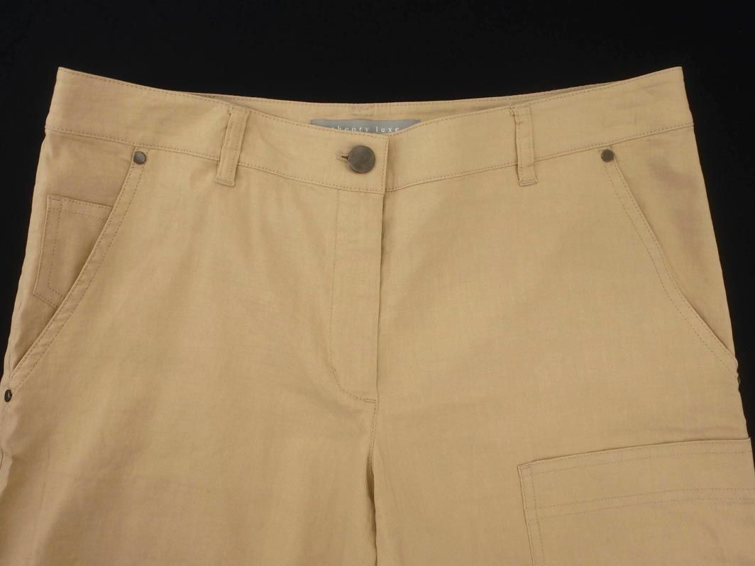 theory luxe セオリーリュクス リネン混 ショート パンツ size40