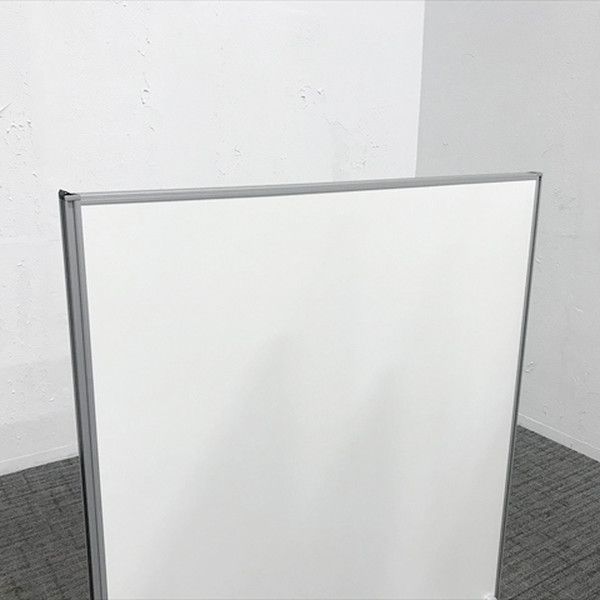 自立パーティション キャスター付 ホワイト