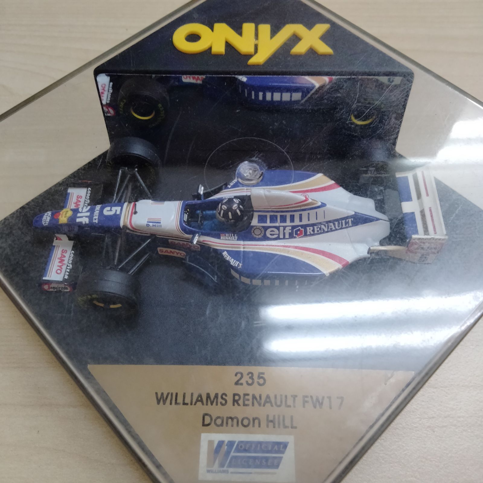 オニキス ウィリアムズ ルノー FW17 デイモン ヒル　ONYX　235　WILLIAMS RENAULT FW17 Damon HIIL