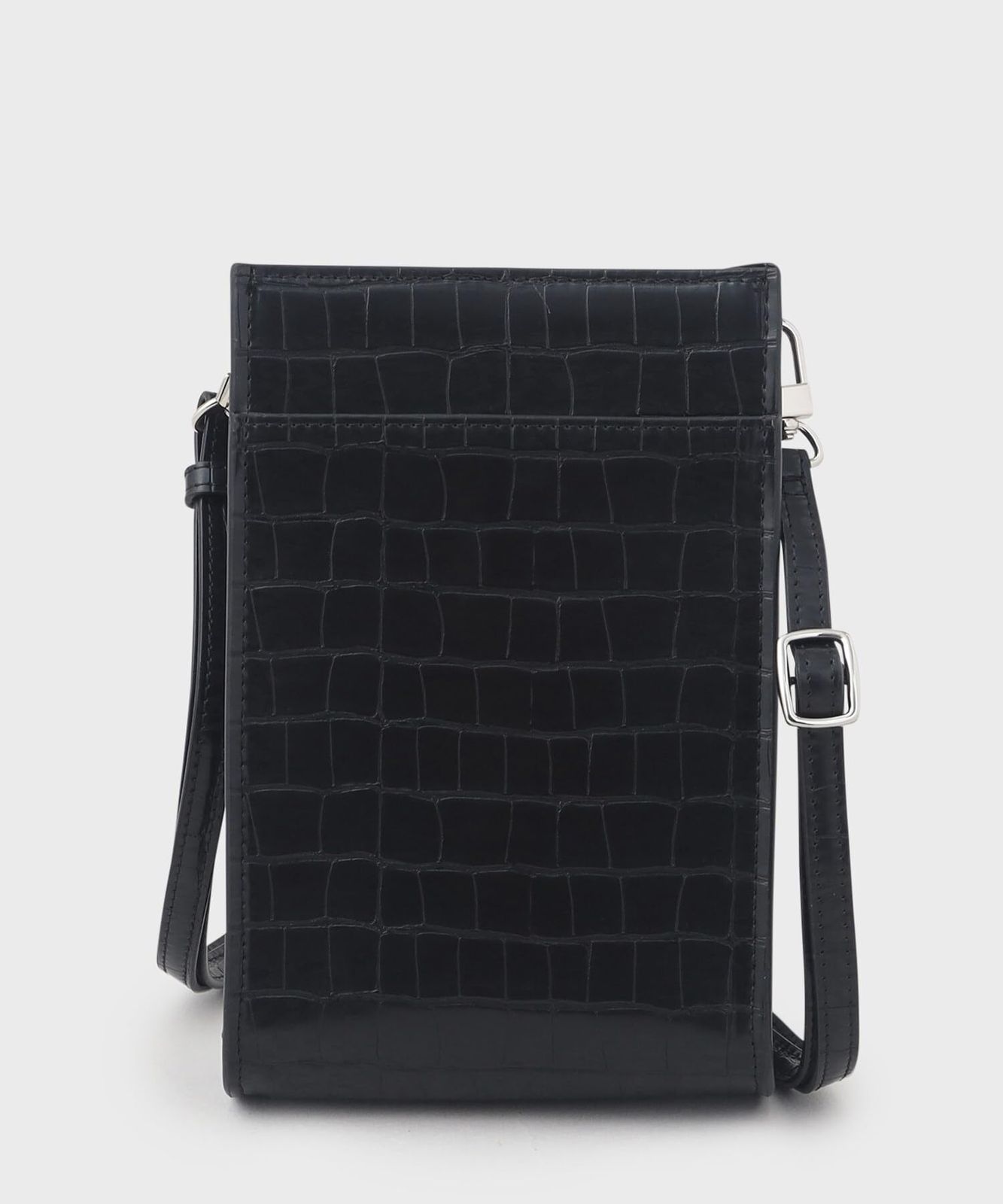 ブラック クロコ柄