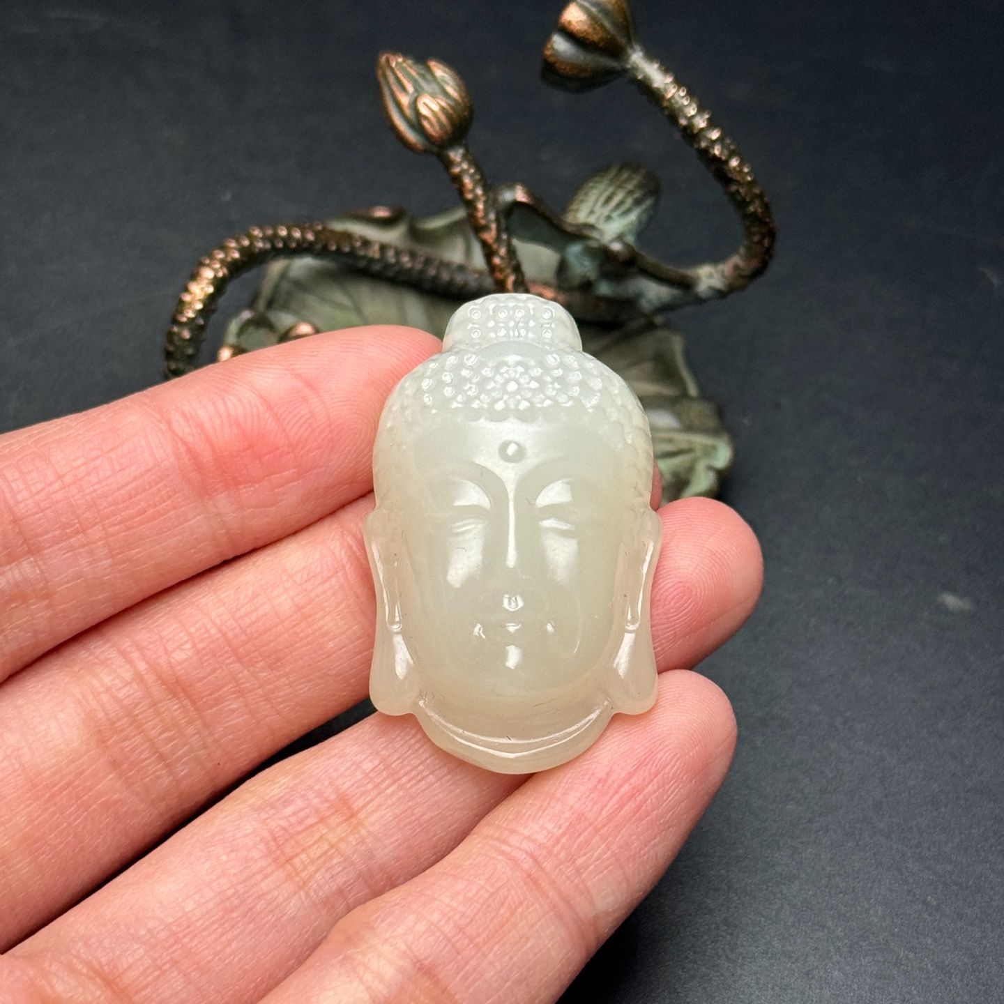 和田玉細密彫