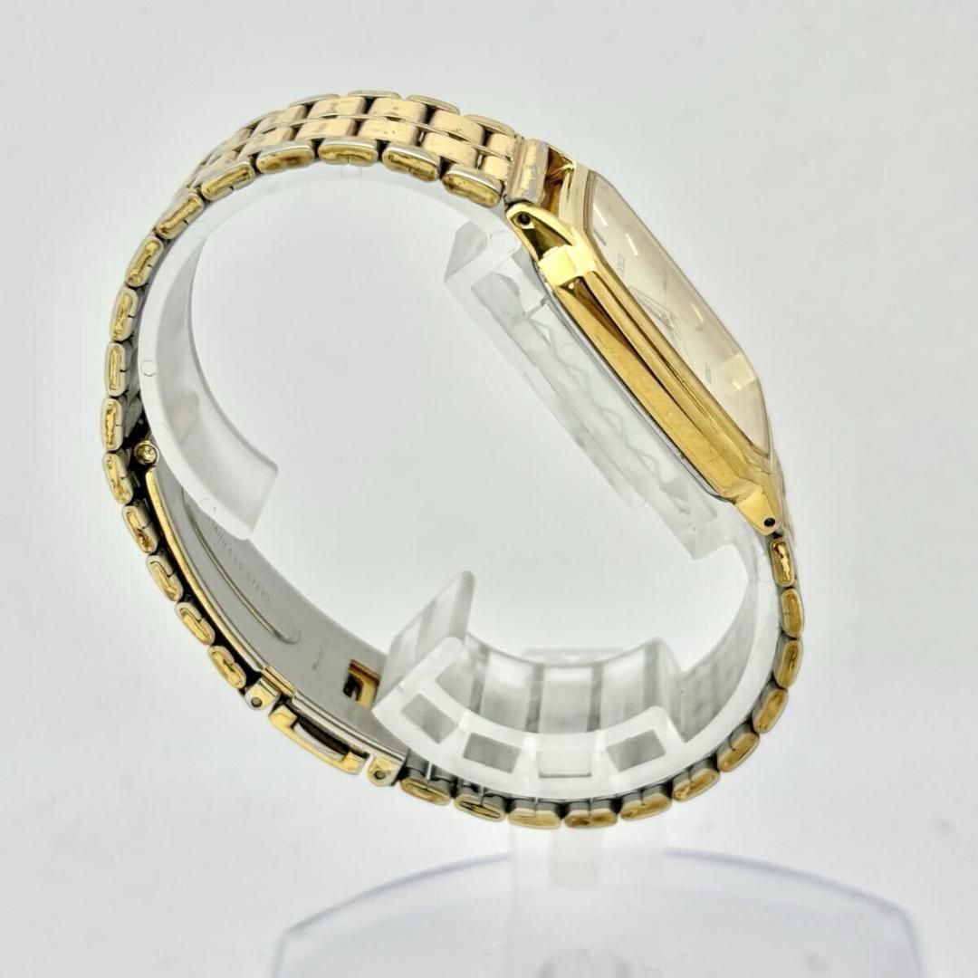 【美品/新品電池】 SEIKO Dolce 1Pダイヤ メンズ 腕時計 ゴールド 新品電池】 SEIKO セイコー DOLCE ドルチェ メンズ 腕時計 ゴールド