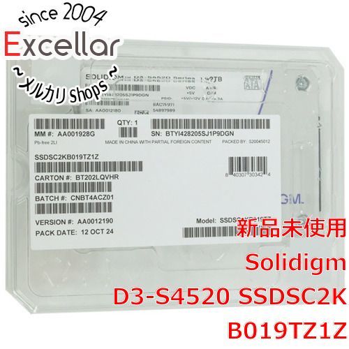bn 16 Solidigm SSD D3-S4520 SSDSC2KB019TZ1Z 1.92TB