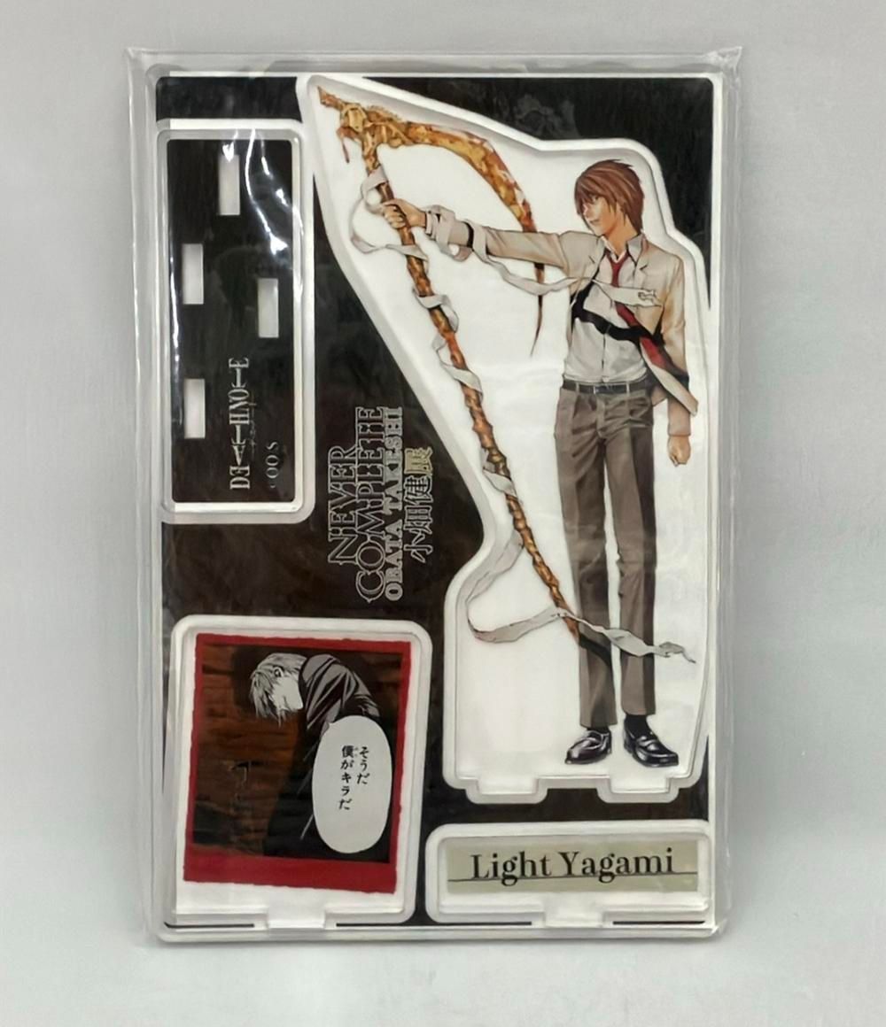 美品 DEATH NOTE デスノート NEVER COMPLETE 小畑健展 アクリル