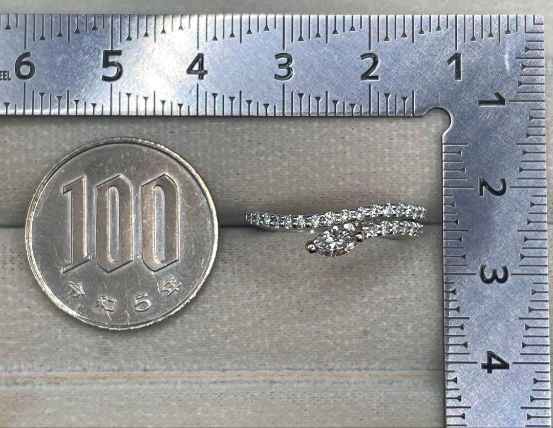 専用JJ21★高級 ダイヤモンド0.45ct コンビ リング 鑑定書付き JJ21☆高級 ダイヤモンド0.45ct コンビ リング 鑑定書付き