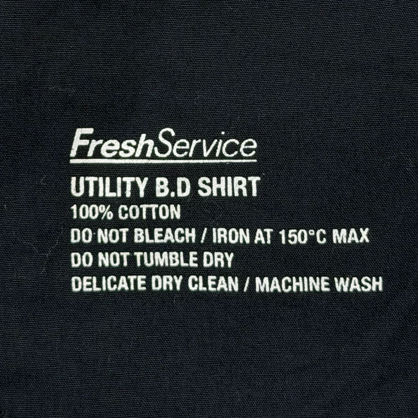 コミュニケーションのある 参考上代17600円 Fresh Service UTILITY B.D SHIRT ユーティリティボタンダウンシャツ オーバーサイズ フレッシュサービス F FSW-23-SH_011 573M4
