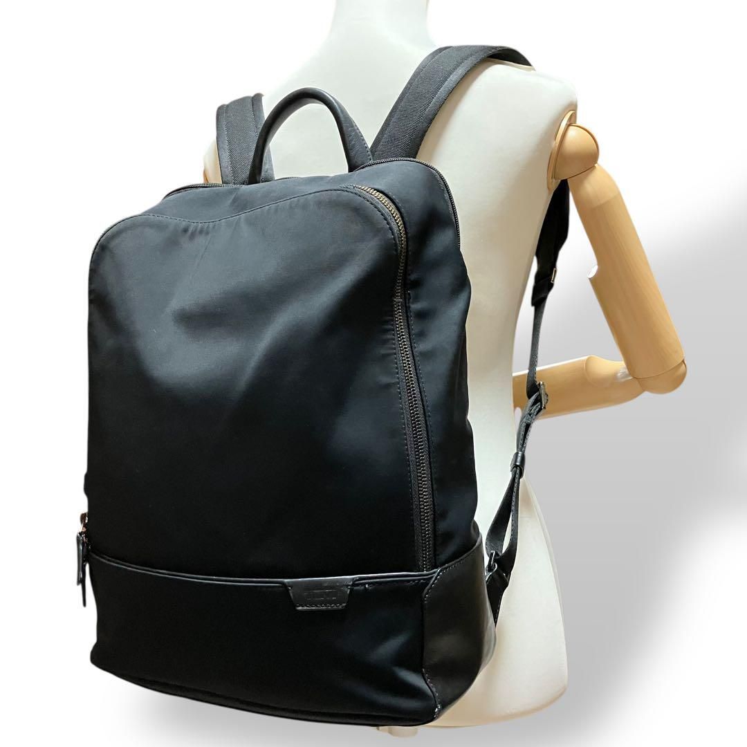 良品 2066 TUMI ハリソン リュックサック ナイロン レザー