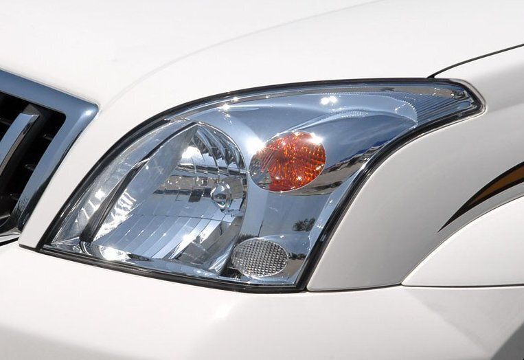 トヨタ ランドクルーザー プラド ヘッドライトレンズ 左右ペアセット 02-09 120系