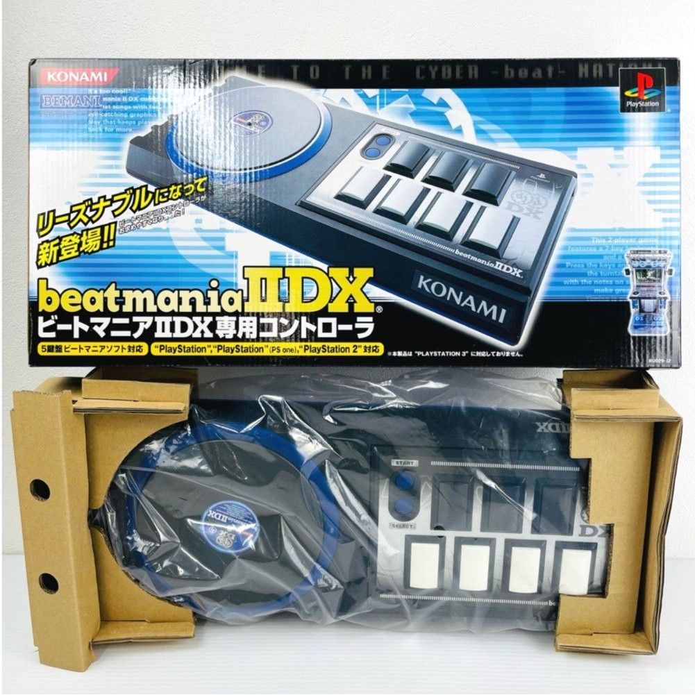 ★ほぼ新品！動作OK★ コナミ ビートマニア Ⅱ DX 専用 コントローラ RUO29 PS PS2 KONAMI コントローラー ターンテーブル  ボタンユニット