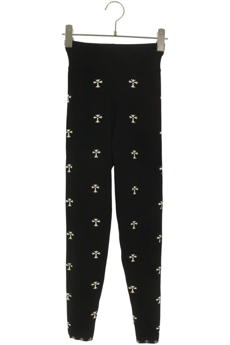 クロムハーツ CHクロス総柄レギンスロングパンツ レディース S