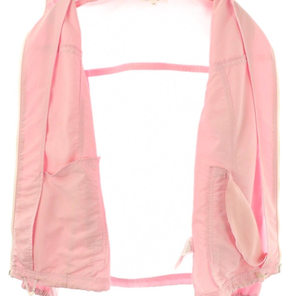 クレージュジャケット クレージュ courreges ジャケット ジップアップ ロゴ 40 ピンク