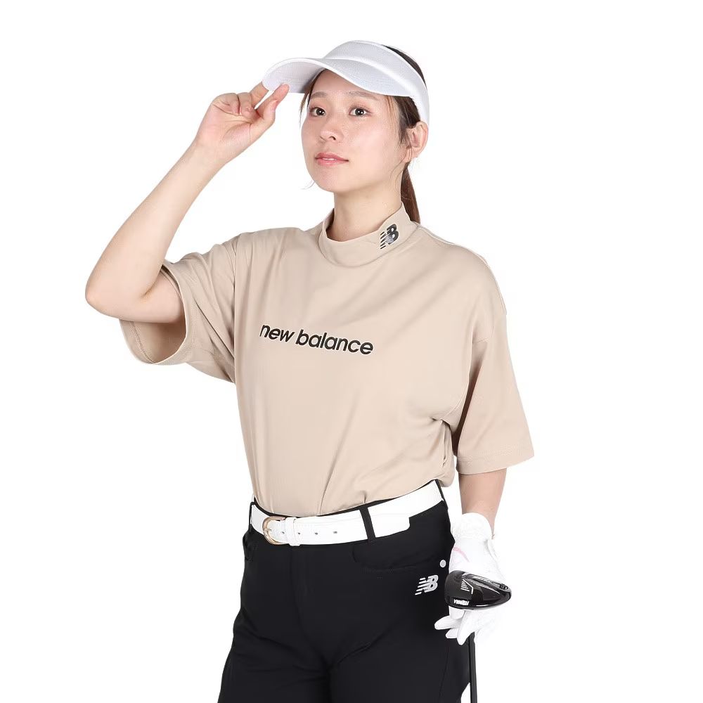 Ld ニューバランス new balance レディース ゴルフ ハーフスリーブ モックネック プルオーバー 葛西店