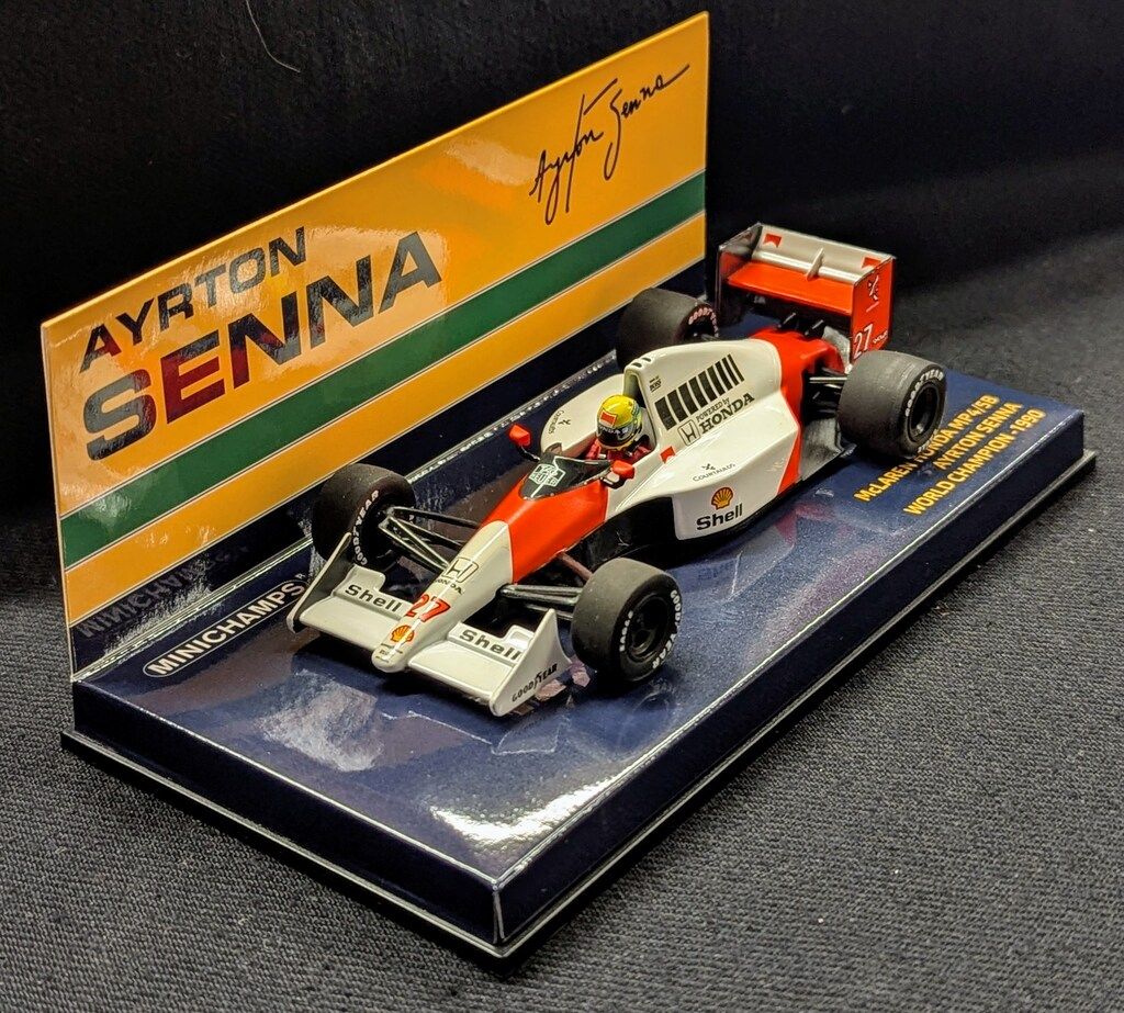 PMA 1|43MINICHAMPS McLAREN HONDA MP4|5 AYRTON SENNA WORLD CHAMPION 1990