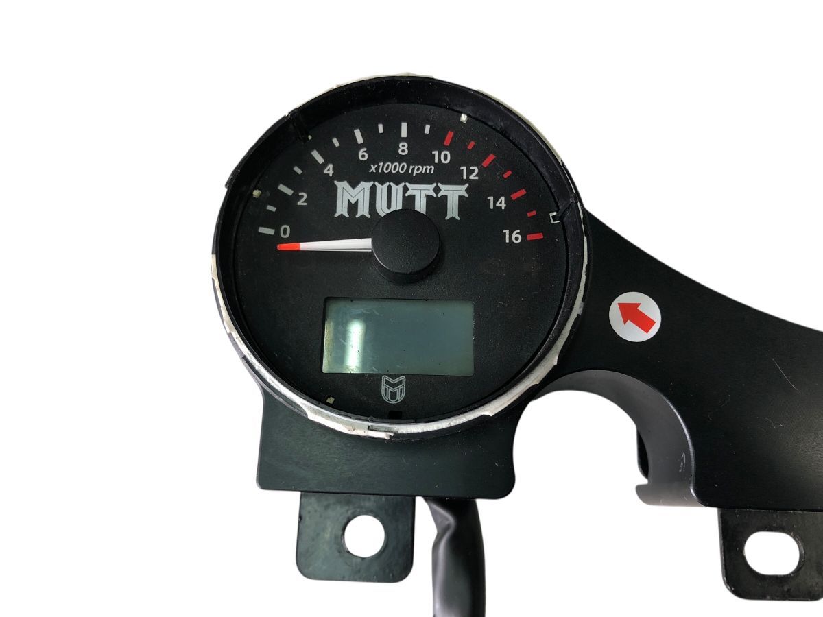 MUTT マットモーターサイクルズ サバス250 メーター 作動未 補修 部品取り 修理ベースにも 2635-M6531