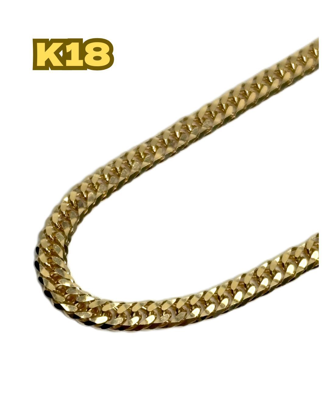 K18 ネックレス キヘイ ダブル6面喜平 50cm 5.1g