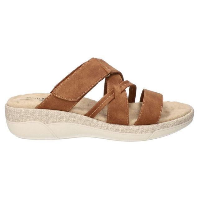 イージーストリート サンダル シューズ レディース Women's Ariah Comfort Flats Tan