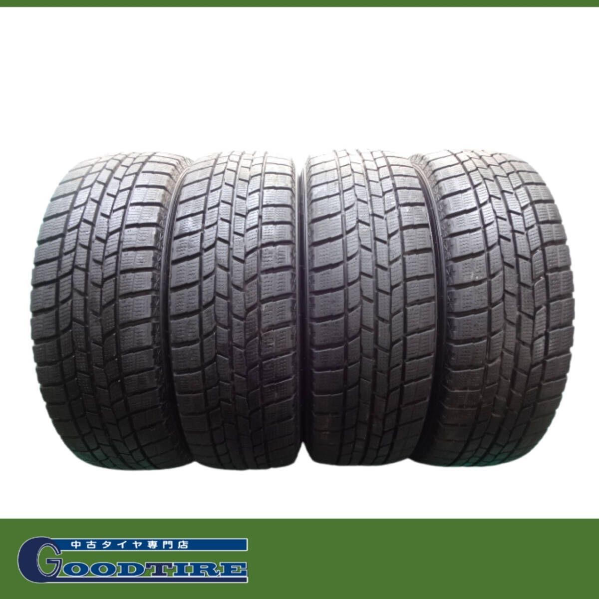 185|60R15 2019年製 冬用4本 8分山 グッドイヤー ICE NAVI6 スタッドレス アクア フィット シエンタ 5168