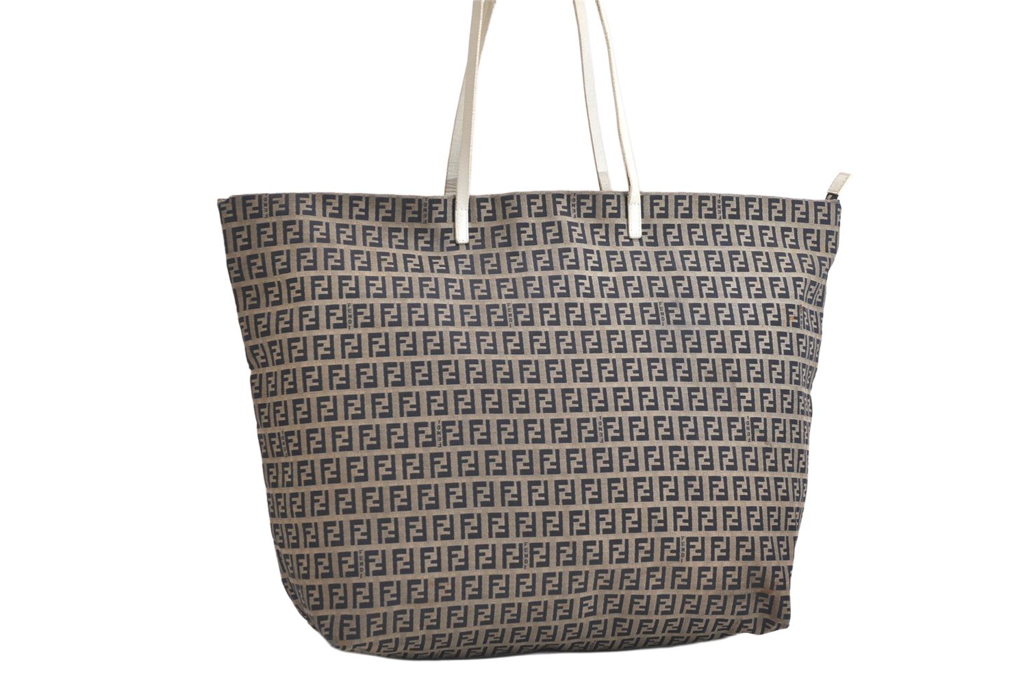 レディース FENDI フェンディ ズッキーノ柄 ショルダートートバッグ 