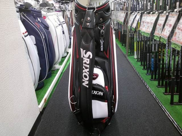 キャディバッグ SRIXON(9.5型/ブラック×ホワイト) GGC-S143 スリクソン
