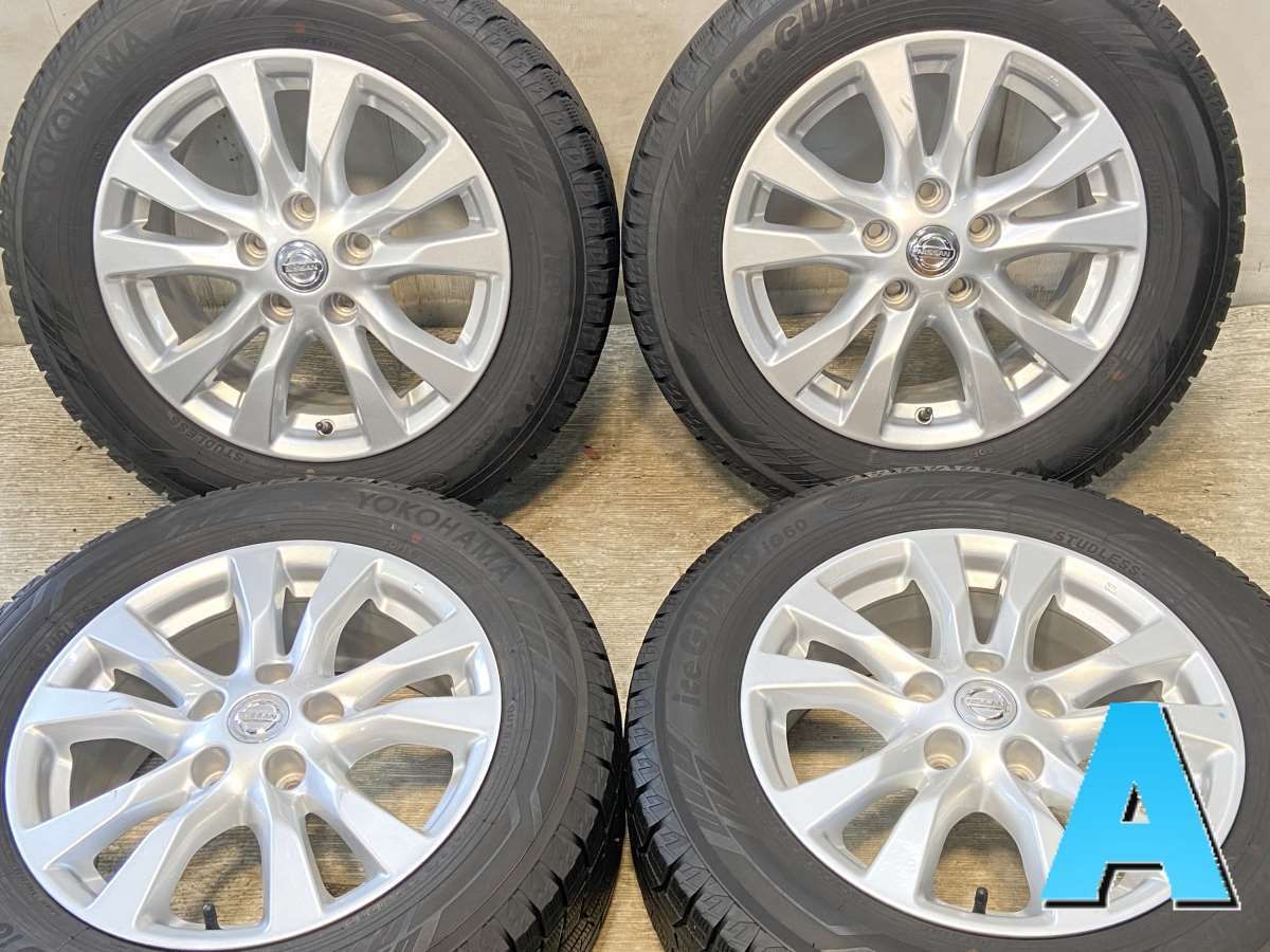 215 60R16 ヨコハマ アイスガード iG60 日産純正 16x7.0 50 114.3-5穴 タイヤ スタッドレスタイヤ ホイールセット 4本セット w16251007905