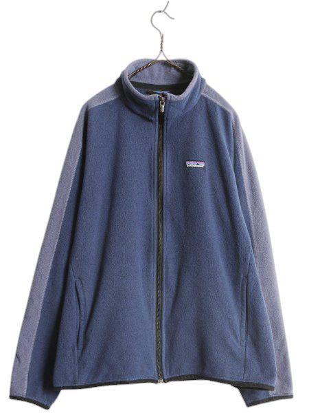 【お得なクーポン配布中!】 パタゴニア アラベト フリース ジャケット メンズ L / 11年製 Patagonia フルジップ アウトドア ジャケット ハイネック ブルゾン ツートン
