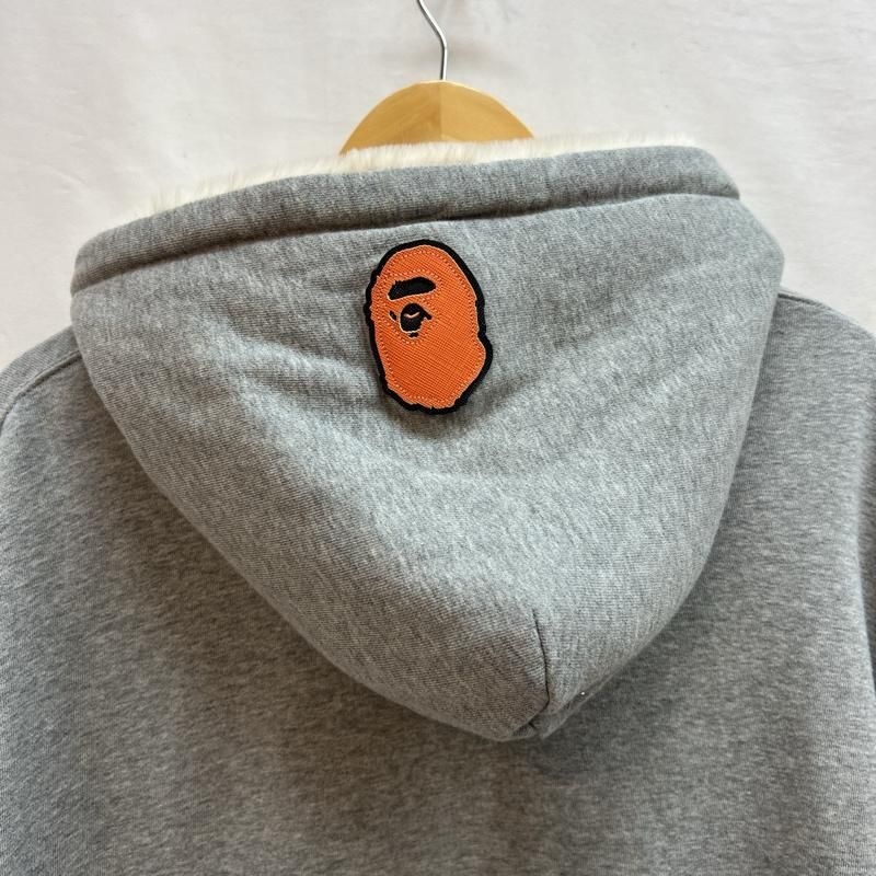アベイシングエイプ スウェットトレーナーワンピース A BATHING APE アベイシングエイプ パーカー 長袖 猿 BAPE ロゴ