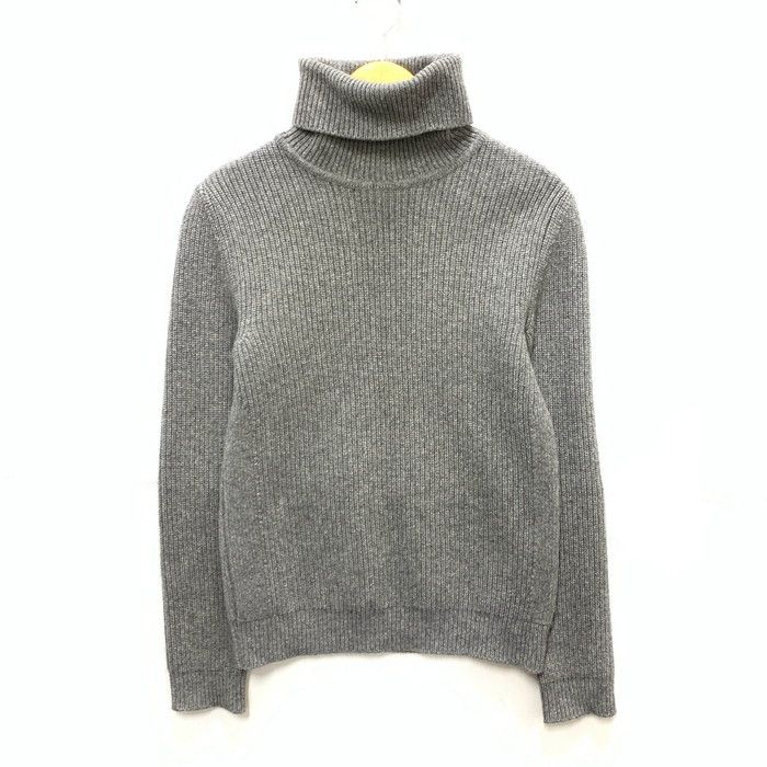 【中古品】wjk ダブルジェイケイ タートルネックニットセーター トップス ブランド 古着 サイズ：S カラー：グレー メンズ 【140-250125-gm-08-fuz】