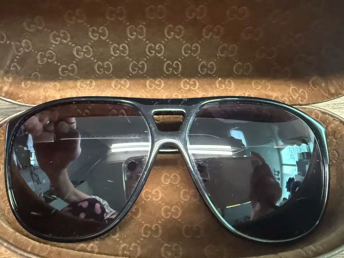 正規品 グッチ 1640|s ブラック ボーイング サングラス