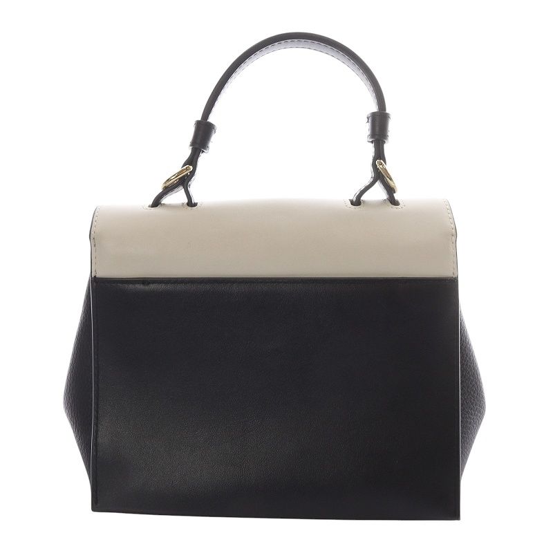 【ま！】FURLA エマEmma ハンドバッグ ホワイト/ブラック FURLA（フルラ）の「FURLA EMMA M TOTE（トートバッグ）」 - WEAR