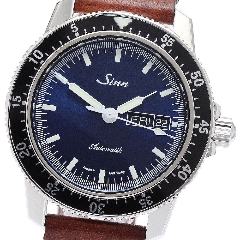 ジン Sinn 104 104 デイデイト 自動巻き メンズ箱 保証書付き_890709