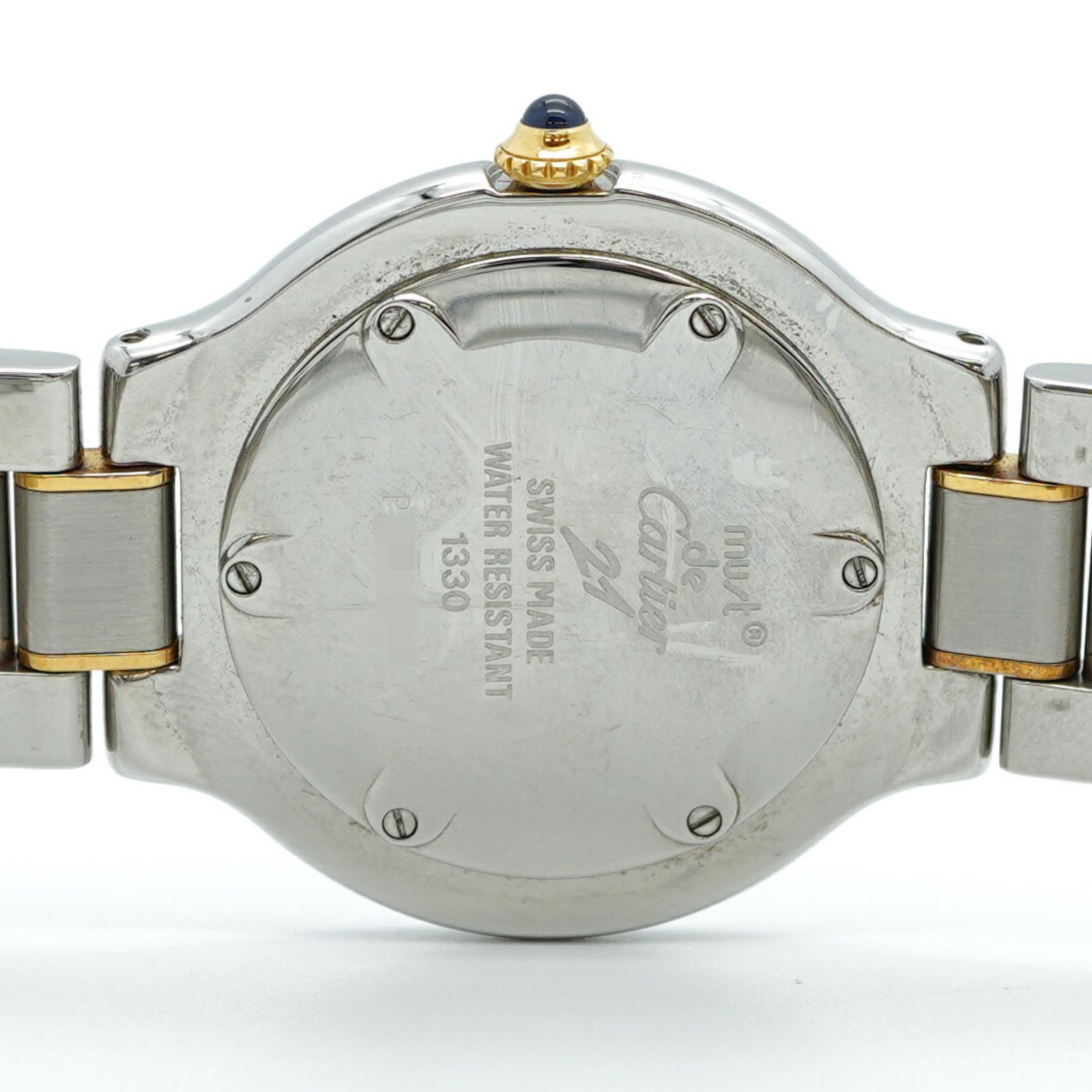 Cartier カルティエ マスト21 W10074R6 シルバー/ゴールド Cartier Must 21 W10074R6 Silver Dial Two-Tone Watch Box Papers