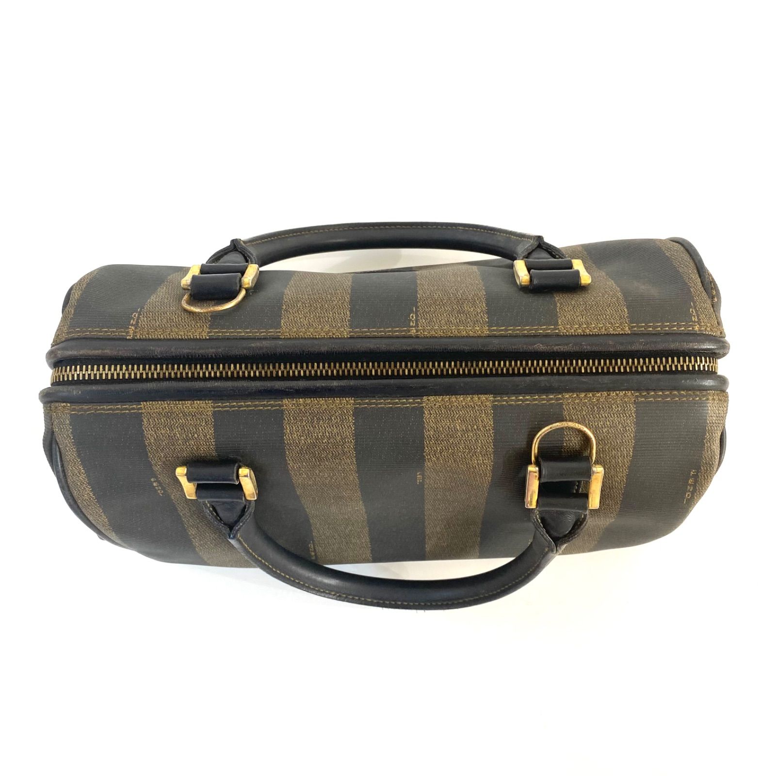 FENDI フェンディ　ペカン柄　ミニ　ボストンバッグ　ヴィンテージ フェンディ ペカン柄 ミニボストン 希少】フェンディ ペカン ミニ