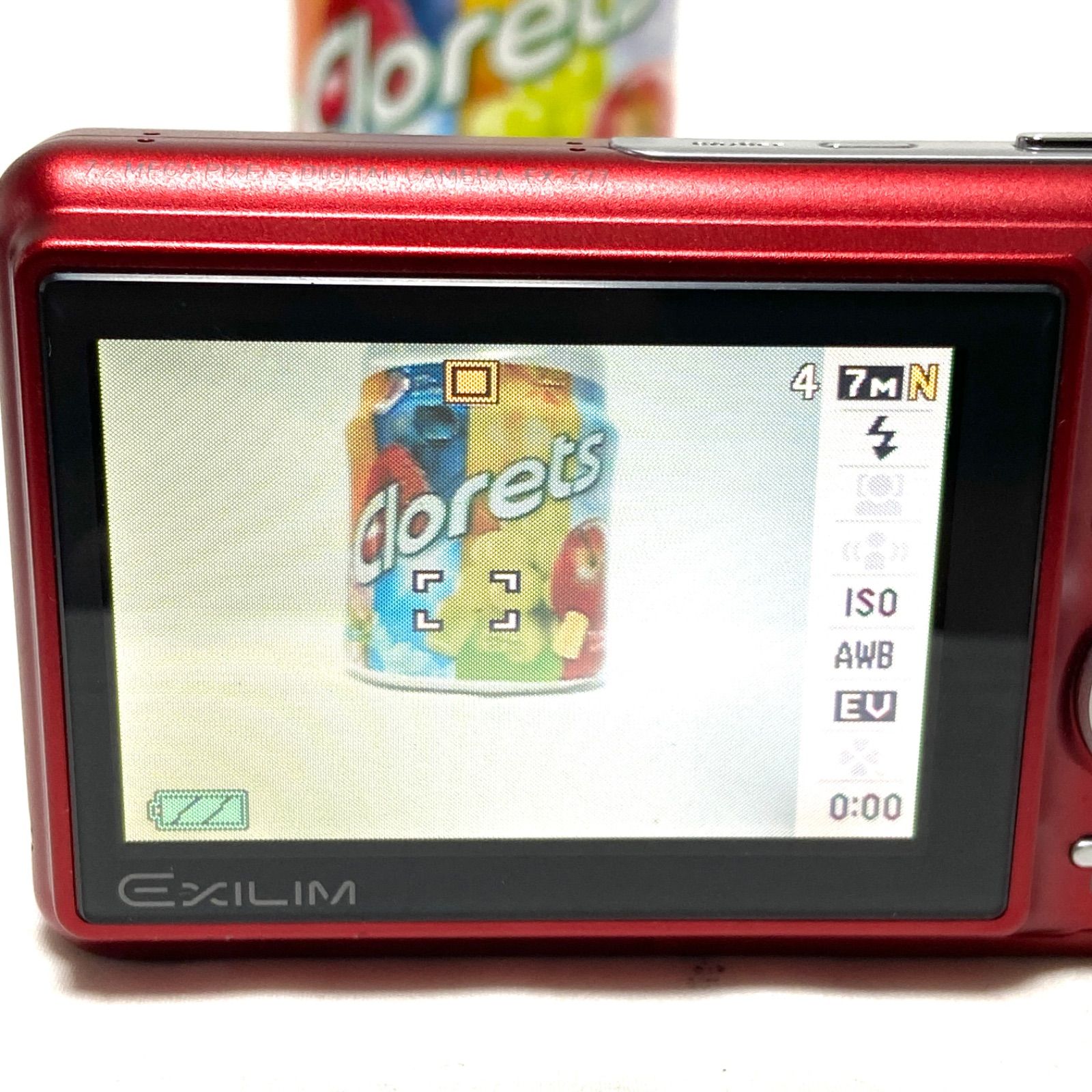 CASIO コレクション EXILIM EX-Z77 レッド コンパクトデジタルカメラ