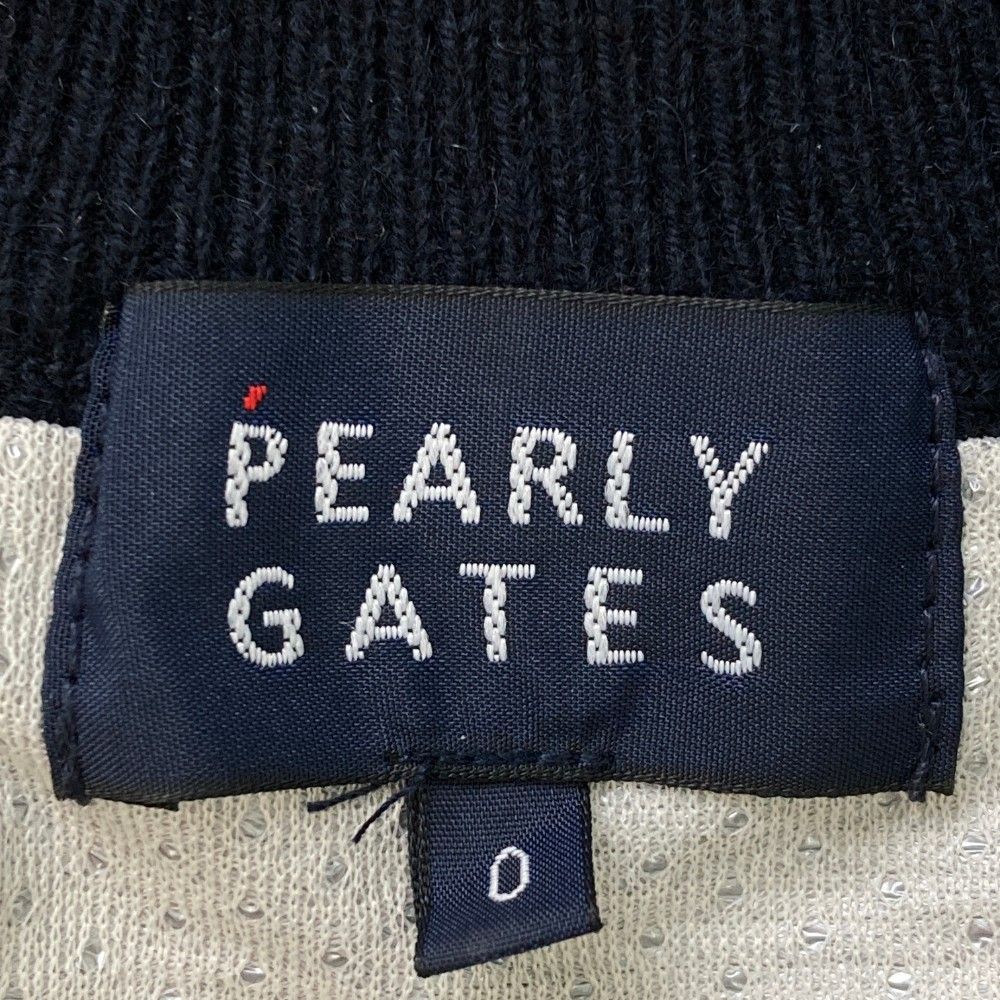 サイズ：0 PEARLY GATES パーリーゲイツ ウール混 裏地付 ニット