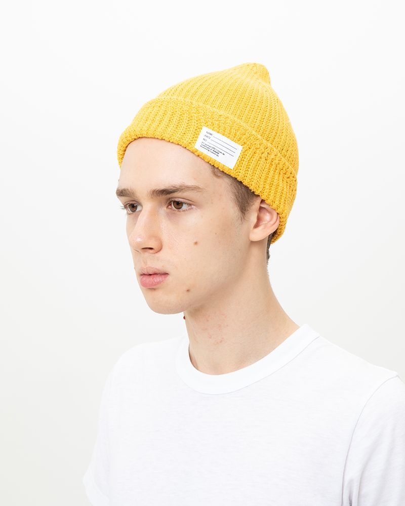 VISVIM KNIT BEANIE (COTTON) ニット帽 0125103003008 - メルカリ