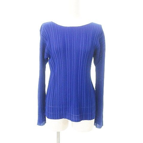 PLEATS PLEASE 半袖カットソー　ブルー　美品　サイズ3 夏色 楽天市場】プリーツプリーズ ブルー（Tシャツ・カットソー