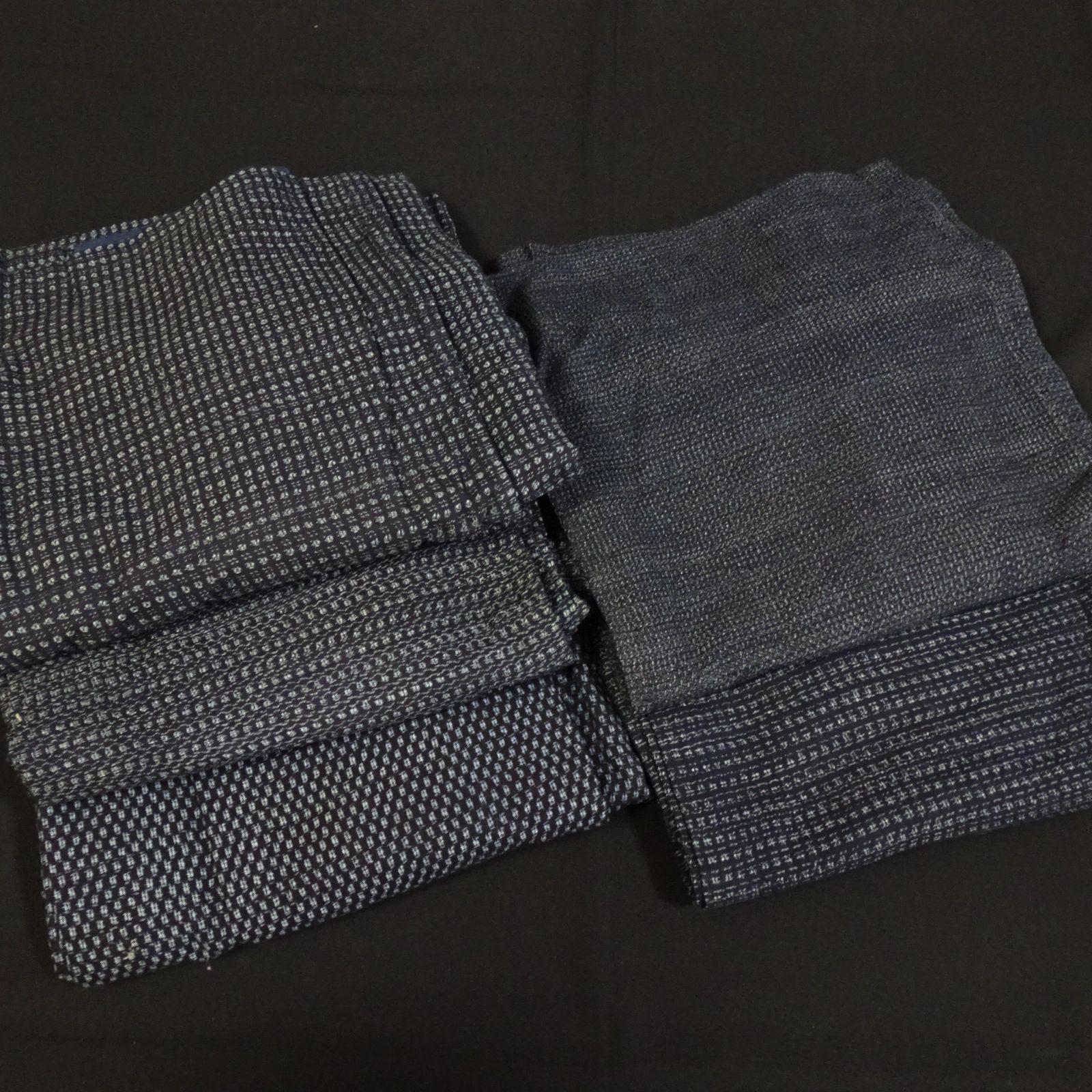 アンティーク 木綿 本場久留米絣 書生絣 着物5枚セット 232189