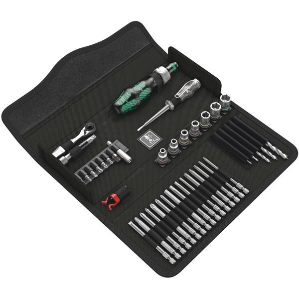 WERA ヴェラ 41点組 木工向け クラフトフォームコンパクト 工具セット 収納ケース付 135939 工具 ツール DIY 作業工具 道具