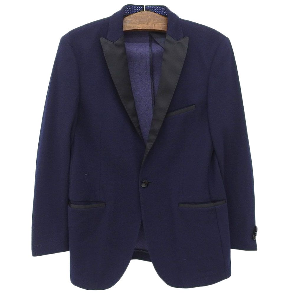 ETRO エトロ NewJersey ウール コットン ジャケット メンズ ネイビー 52 112-11890-8118 52