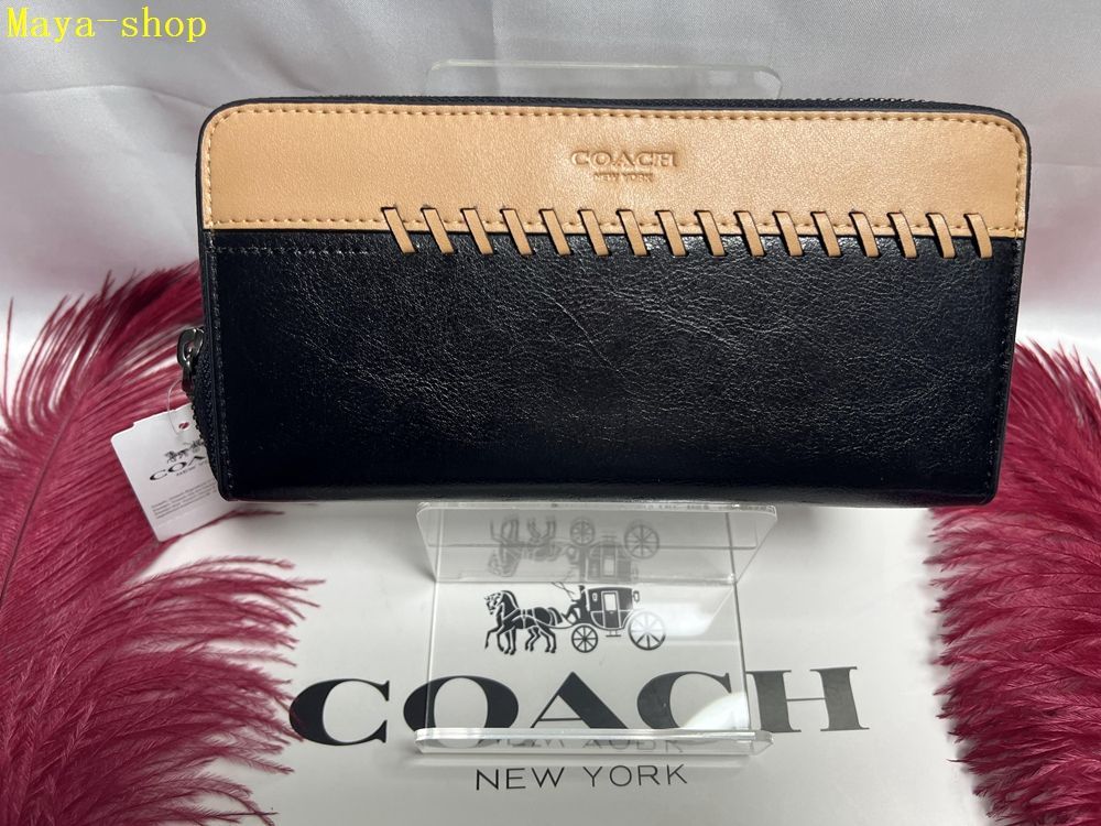 コーチ COACH 長財布 財布  アコーディオン ウォレット サドル メンズ財布  プレゼント クリスマス 贈り物  吉日 ギフト 母の日 父の日 財布 メンズ 新品未使用 ファッション AA156 F75209 11