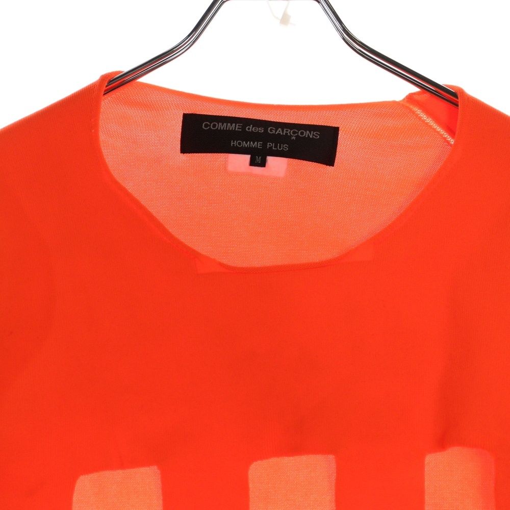 極美品 89AW⭐️コムデギャルソンオム 長袖ニット オレンジ XL位 COMME des GARCONS HOMME PLUS (コムデギャルソンオムプリュス