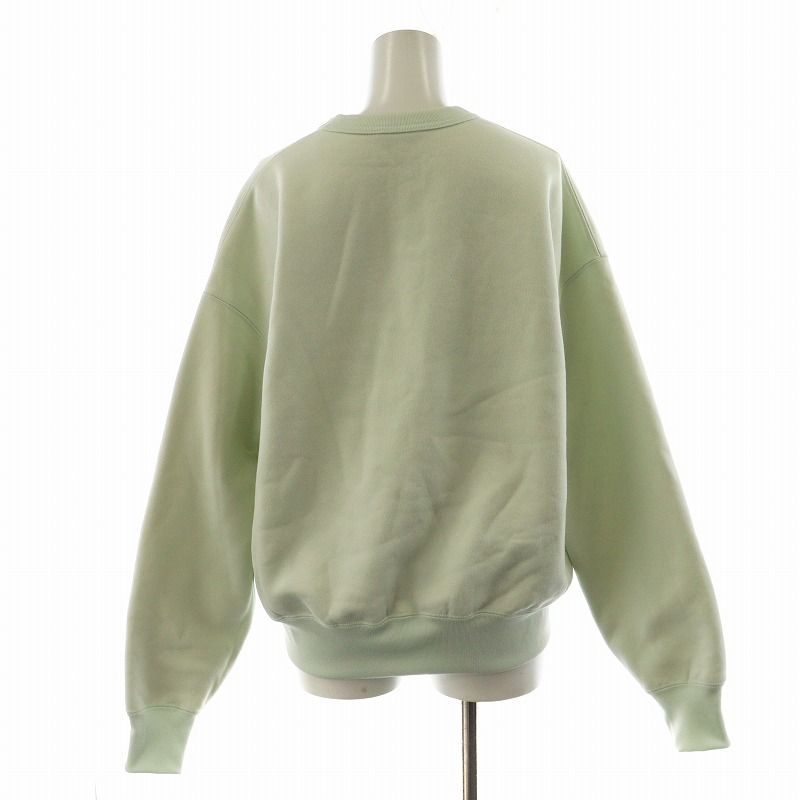 オーラリー AURALEE 19AW BAGGY POLYESTER SWEAT V-NECK