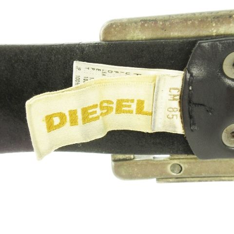 ディーゼル DIESEL ベルト レザー 革 牛革 ロゴバックル 5穴