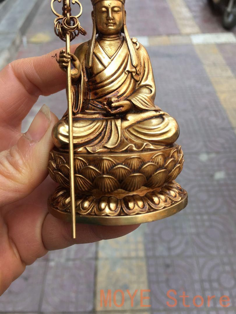 地蔵 菩薩 観音 銅製 仏像 彫刻 置物 開運 風水 - メルカリ