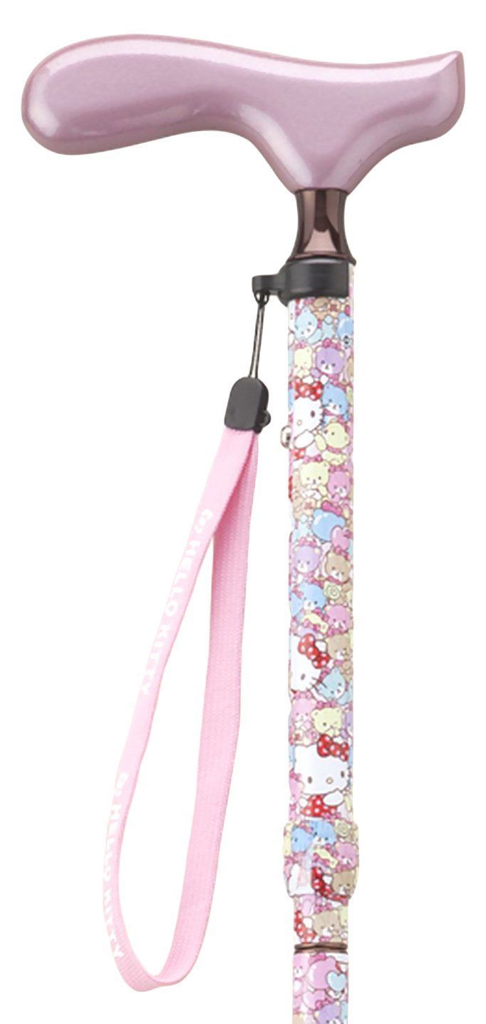 HK-21 ハローキティ 愛杖 ピンク 折りたたみ 適応身長 150~170cm