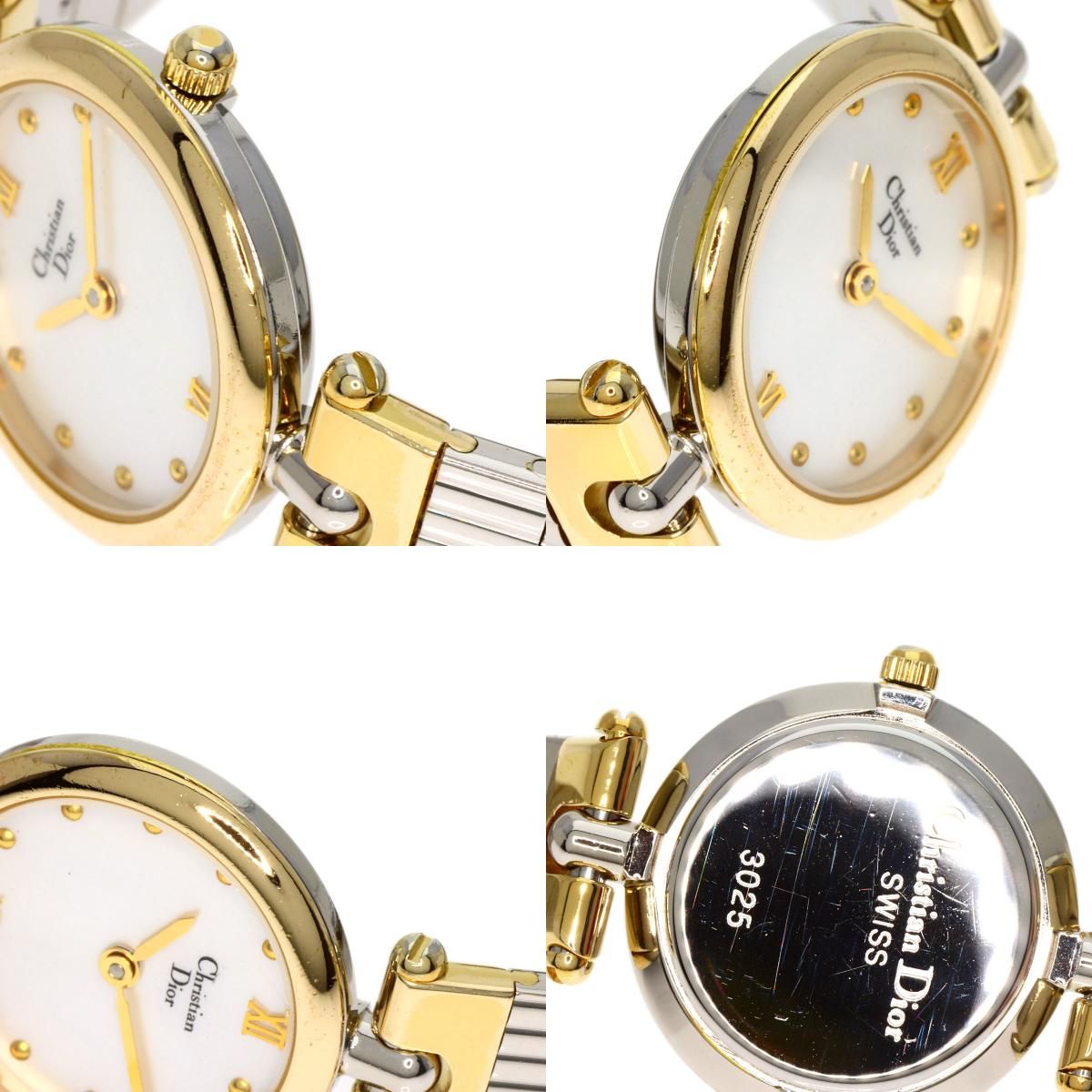 【未使用】CHRISTIAN DIOR 3025 ラウンドフェイス◇ 楽天市場】クリスチャン・ディオール（Christian Dior） 3025 黒文字盤