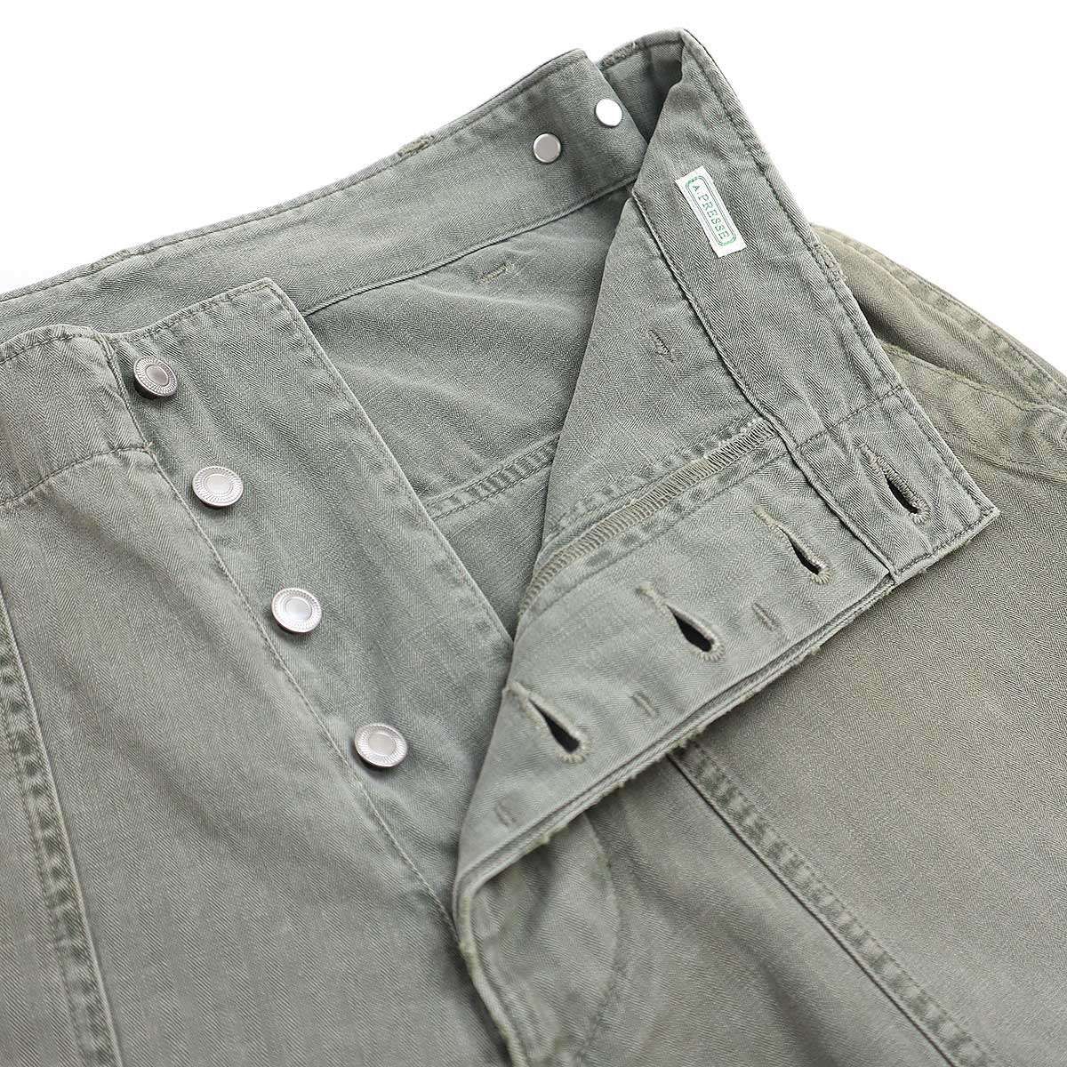 A.PRESSE ア プレッセ 25AW Vintage Utility Pants SAGE 