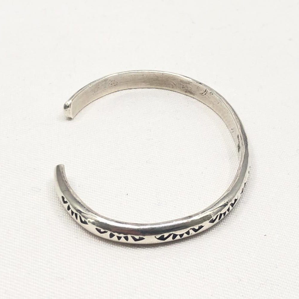 used] sterling tahe ナバホ族 バングル ブレスレット 中古】ナバホ族
