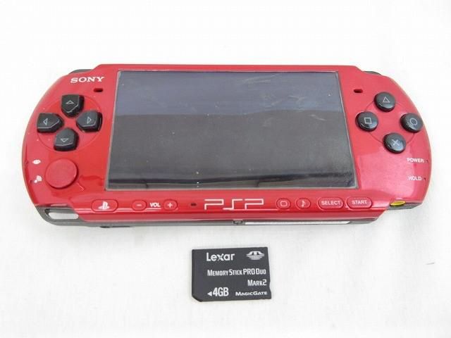 PSP 3000 赤×黒 (ケース、メモリースティック付き) PSP-3000 赤黒 バリューパックセット