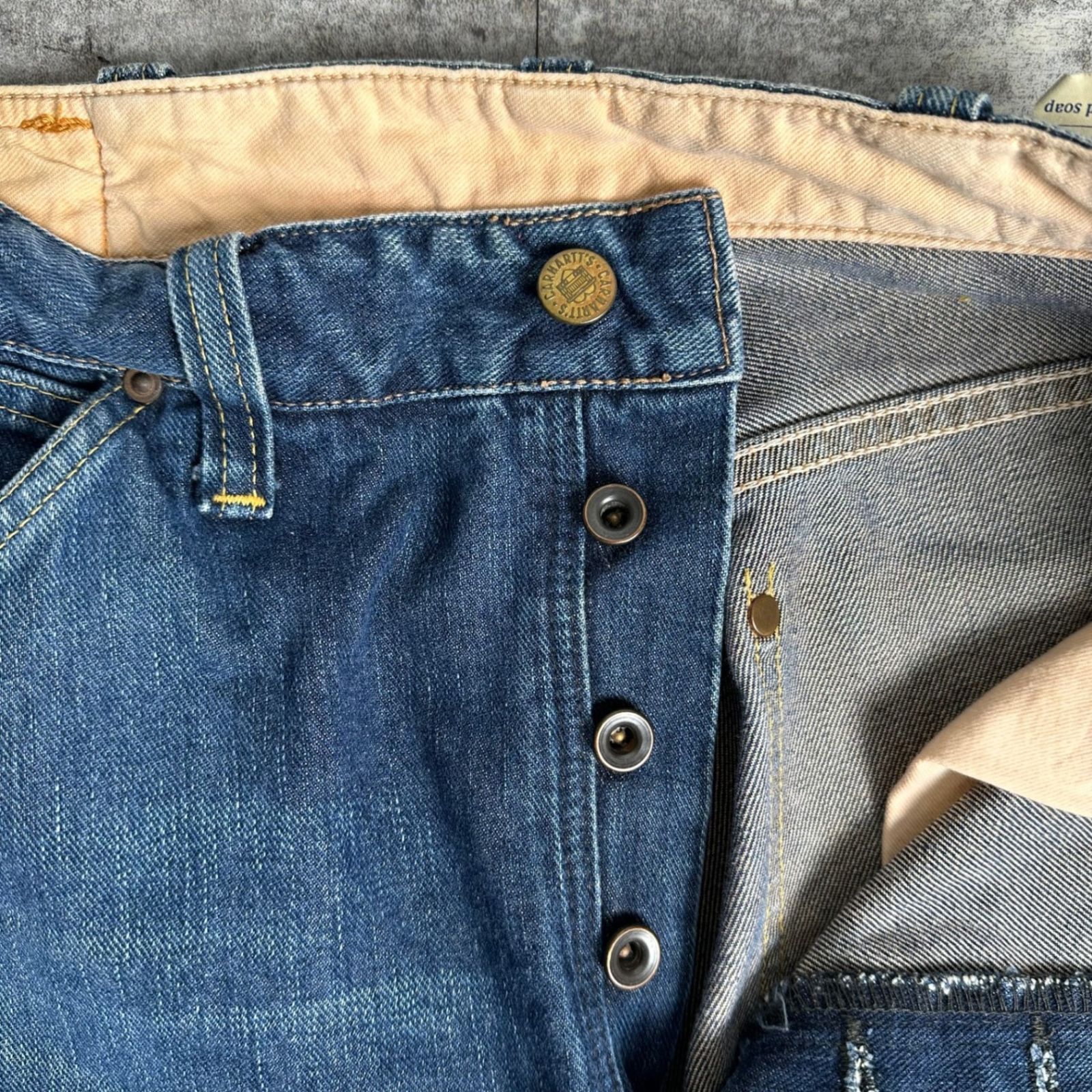 カーハート 旧タグ復刻デニム　サイズW31 ブランド古着】ハートタグ復刻 ワークデニム（デニムパンツ